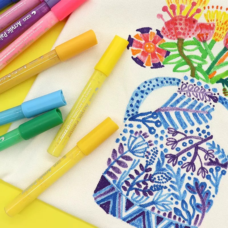 Sta1000 starpropylene marcador impermeable solo auto-seleccionado álbum DIY traje de color especial ropa pintada a mano