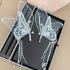 Hair accessory suitable for photo sessions for bride with tassels