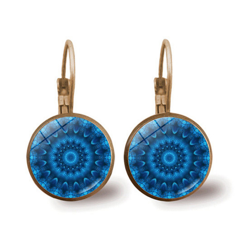Yoga Mandala Flower Earrings 6