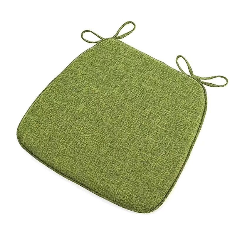 silla china 40 × 38 herradura de caballo cuatro estaciones silla de color sólido esterilla de comedor grueso casero esterilla de una sola parte desmontable al por mayor