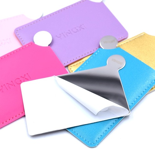 Creative mirror, stainless steel unbreakable cosmetic mirror, vanity mirror, small mirror, wholesale mirror