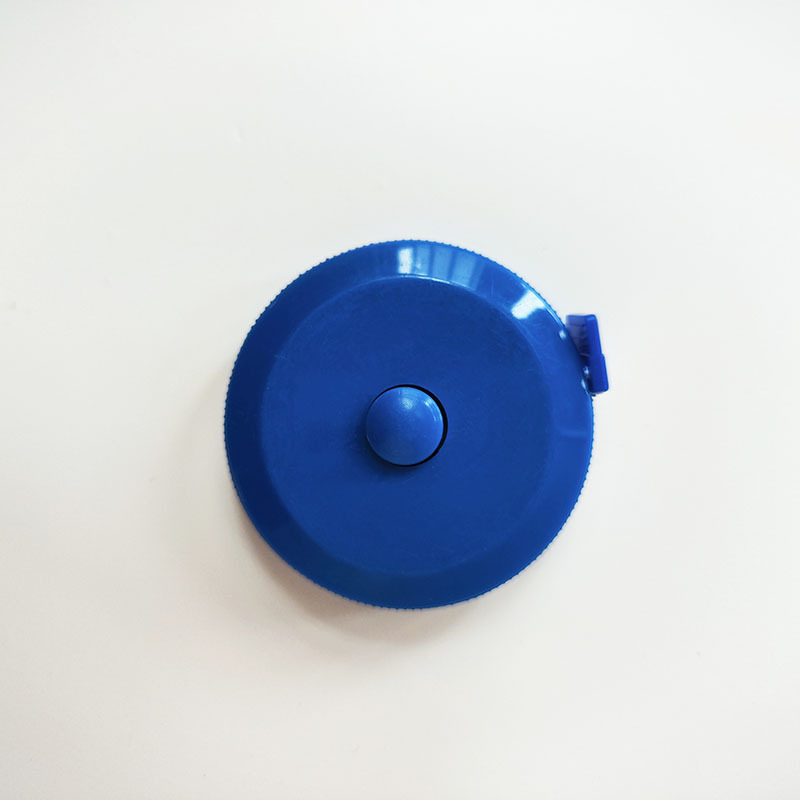 Cinta métrica de Color 1,5 m Mini cinta métrica retráctil redonda en stock publicidad LOGO regla de regalo regla de tres circunferencia Regla suave