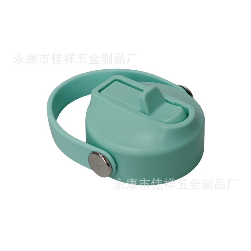 跨境1L大容量保温杯盖子带吸管便携提手户外运动水杯盖|undefined