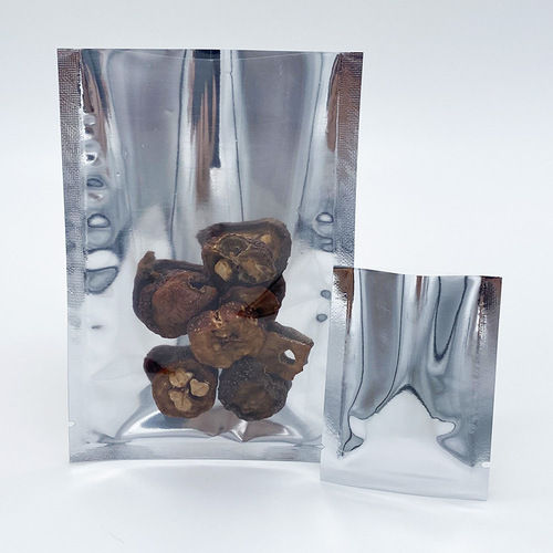 Directly supplied from the manufacturer, aluminized yin and yang bags, aluminum foil vacuum translucent heat seal bags, food machine seal bags, three-side seal packaging bags