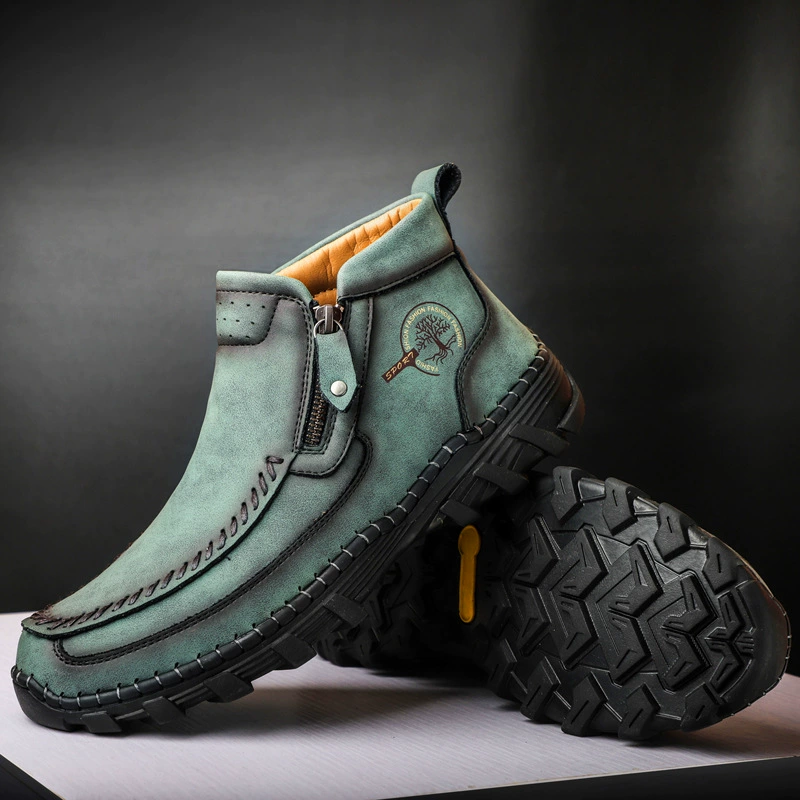 Прямые продажи с фабрики 3005 трансграничная повседневная мужская обувь больших размеров ручной работы с вышивкой