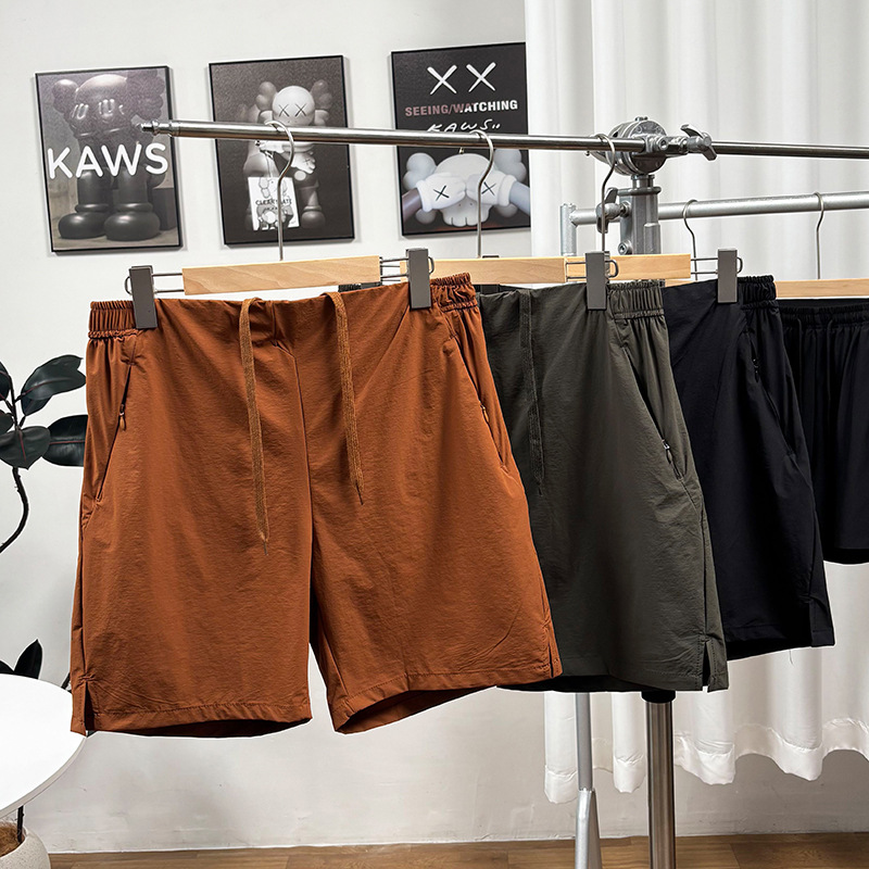 Fei Jin Tiao Jia Summer Men's Outdoor Moisture-Wicking Lightweight Breathable Quick-Dry Straight Casual Shorts