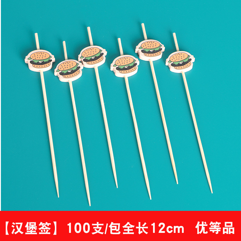 Fruit stick desechable flor stick