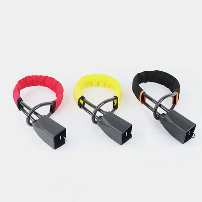 Cross-Border Car Steering Wheel Lock, Universal Car Lock with Thick Steel Wire Rope, Adjustable Safety Belt Buckle Lock (Car lock) - red