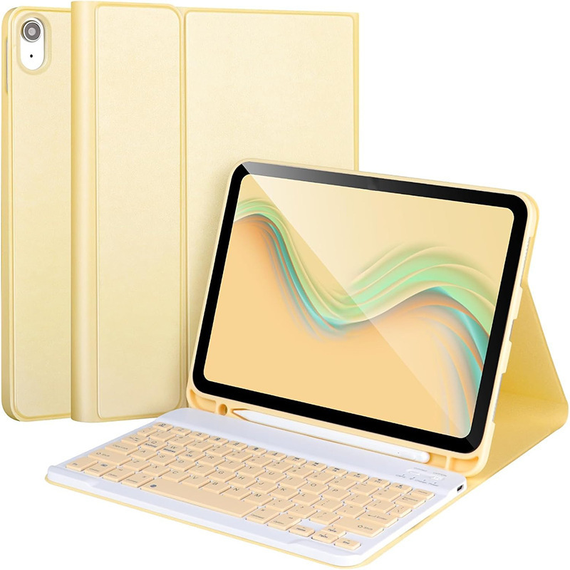 适用iPad第10代10.9寸2022年A2757/A2777蓝牙键盘笔槽保护套A2696|undefined
