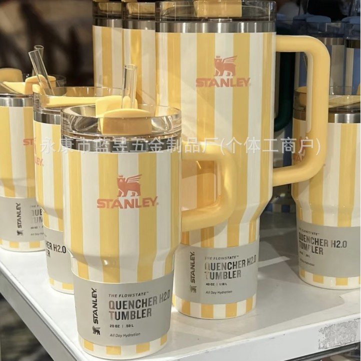 Stanley 20 oz Qulplu Termos Kubok, 304 Paslanmaz Polad