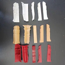 8cm高分子踢脚线转角PVC配件塑料拐角地脚线阴阳角连接堵头