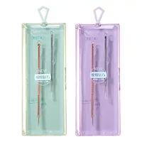 Latamela Acne Костюм иглы Заостренное прижимное кольцо длина иглы для прыщей 2 шт. Инструмент для макияжа SY554