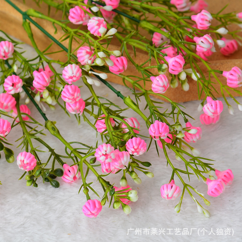 Ramo Artificial de Estrellas Fugaces (Limonium), para Bodas y Decoración del Hogar