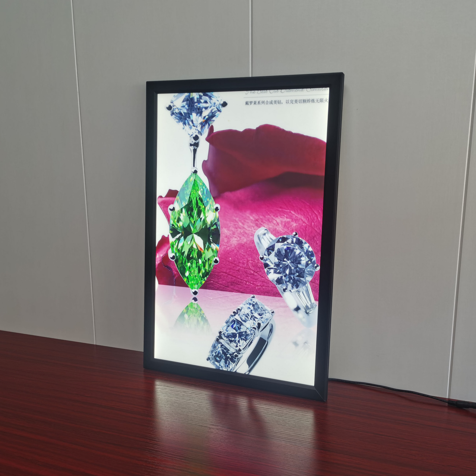 铝框led灯箱 高端铝合金翻盖led超薄灯箱 led广告海报灯箱 厂家