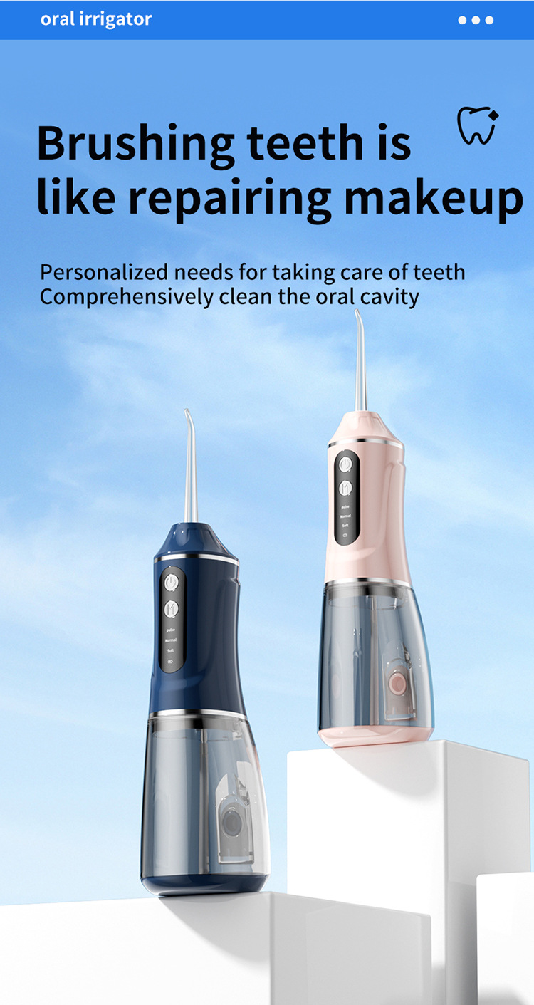 Portable Dental Irrigator, Electric Oral Cleaner, Handheld Dental Cleaner, Stone Removal, Water Flosser, Dental Floss_voghion.com