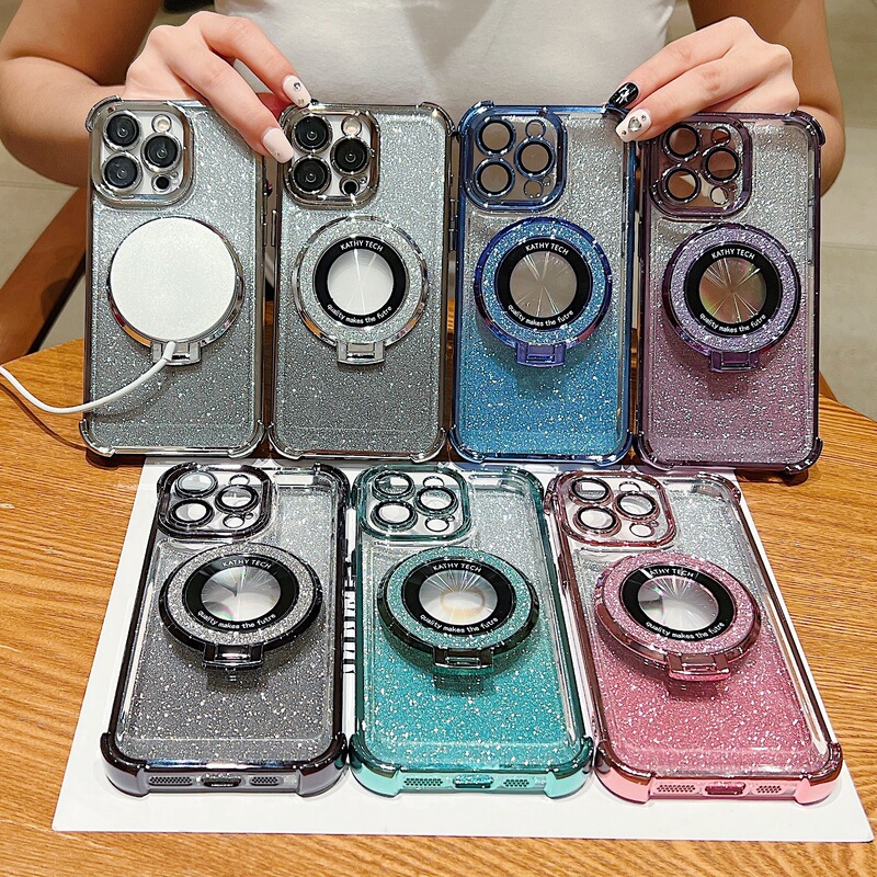 アップル16携帯ケース磁気吸引iPhone15フラッシュホルダー14promsxメッキ転倒防止11保護カバー|undefined