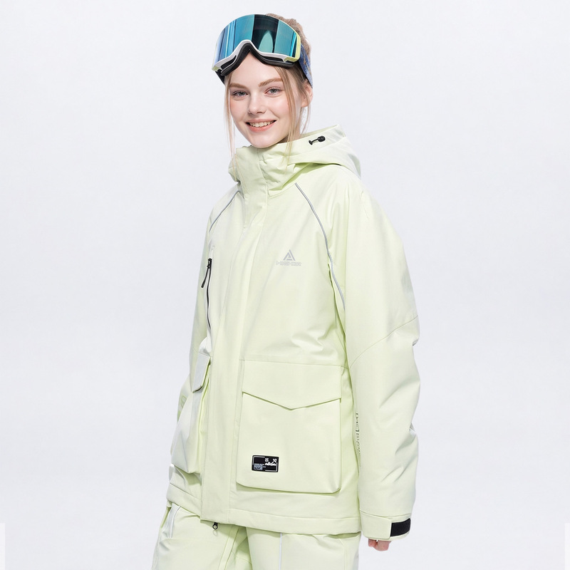 New women's ski jacket, waterproof and warm, with 2L thermal insulation, professional snowboard outerwear, men's export jacket New women's ski jacket, waterproof and warm, with 2L thermal insulation, professional snowboard outerwear, men's export jacket