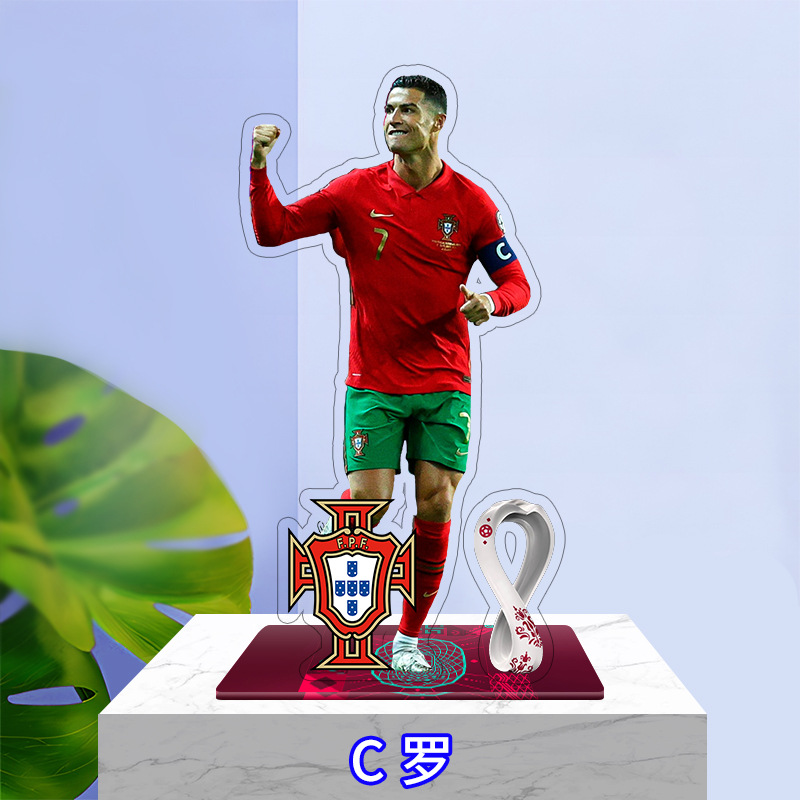Figura Acrílica de Estrella de Fútbol de Acrílico, para Regalo de Cumpleaños