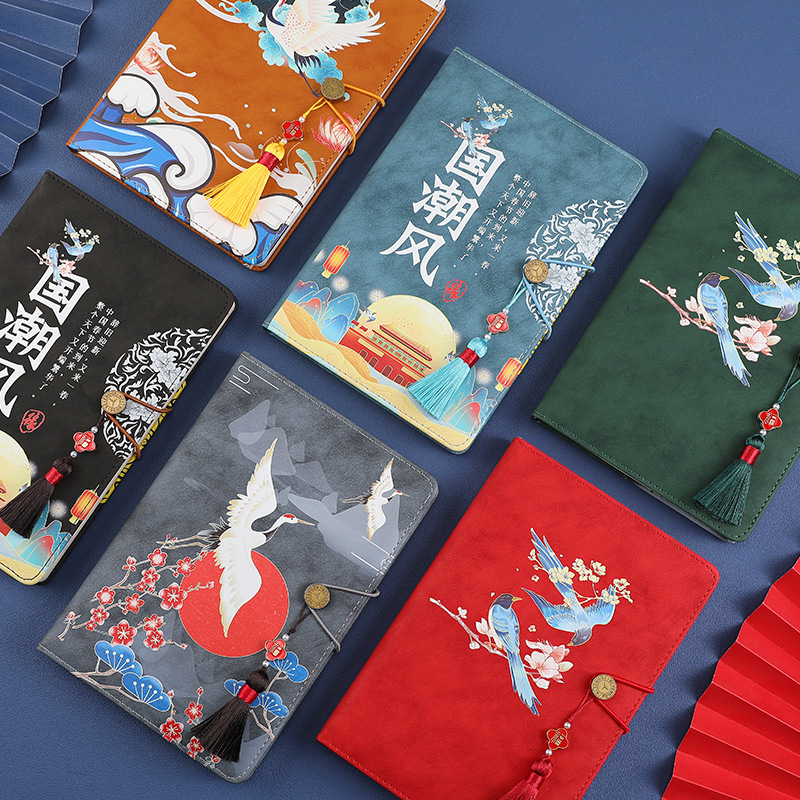 笔记本定制logo中国风 记事本礼品文创本子 国潮款笔记本礼盒套装