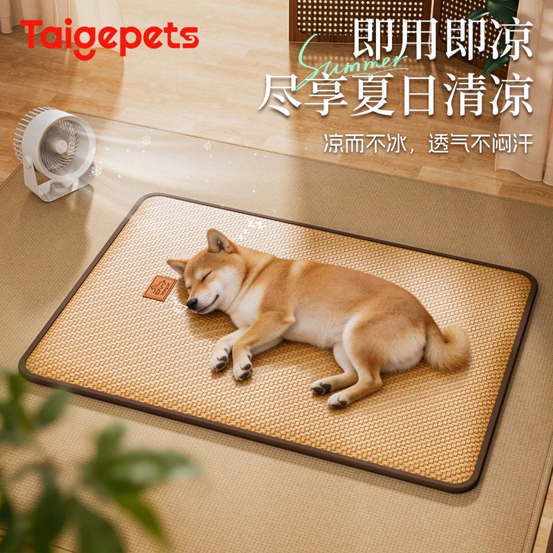 Dog Cooling Mat Summer Dog Pad for Large, Medium, and Small Dogs, Golden Retriever Dog Bed Sleeping Mat, Floor Mat, Pet Cooling Mat, Suitable for All Seasons