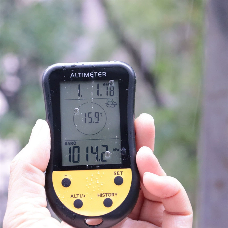 Альпинизм Высота Альтиметр Термометр Открытый Барометр Рыбалка Прогноз погоды