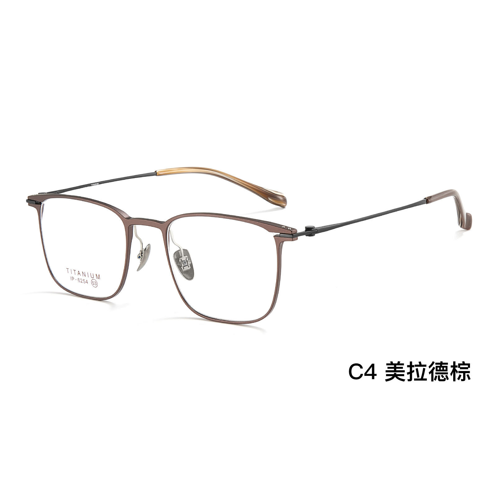 Viento moderno de negocios para hombres ultraligero pluma líquido marco de gafas de titanio memoria pierna de titanio amortiguador de nariz al por mayor gafas