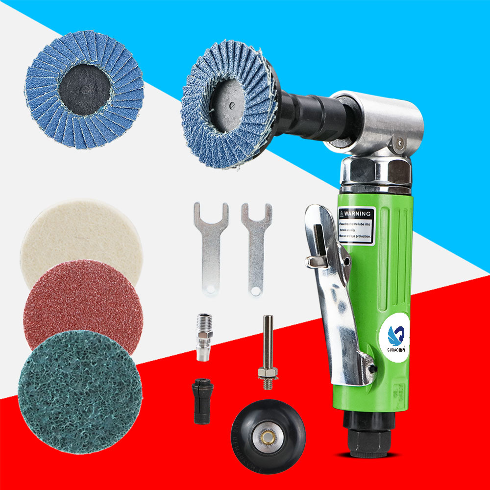 气动90度刻磨机直角风磨弯头打磨机砂光机抛光机3mm6mm