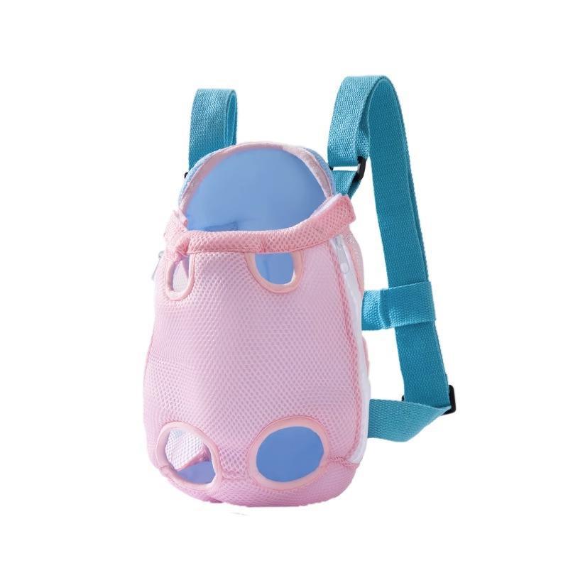 Perro fuera pecho gato bolsa de hombro portátil gato mediano y pequeño perro llevar perro transpirable mascota mochila