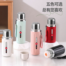 创意罗马柱316不锈钢保温杯茶水分离茶仓焖茶杯便携旅行运动水杯