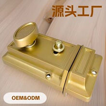 厂家直供564锌合金弹子入户门锁 牛头锁 老式木门锁 外装门锁锁具