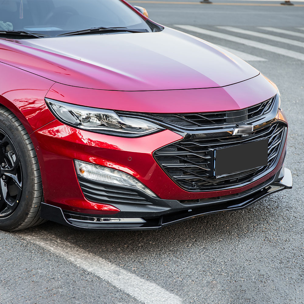 Suitable for 2018-2022 Chevrolet Malibu XL modified front shovel front bar surround the lower lip sports three-stage