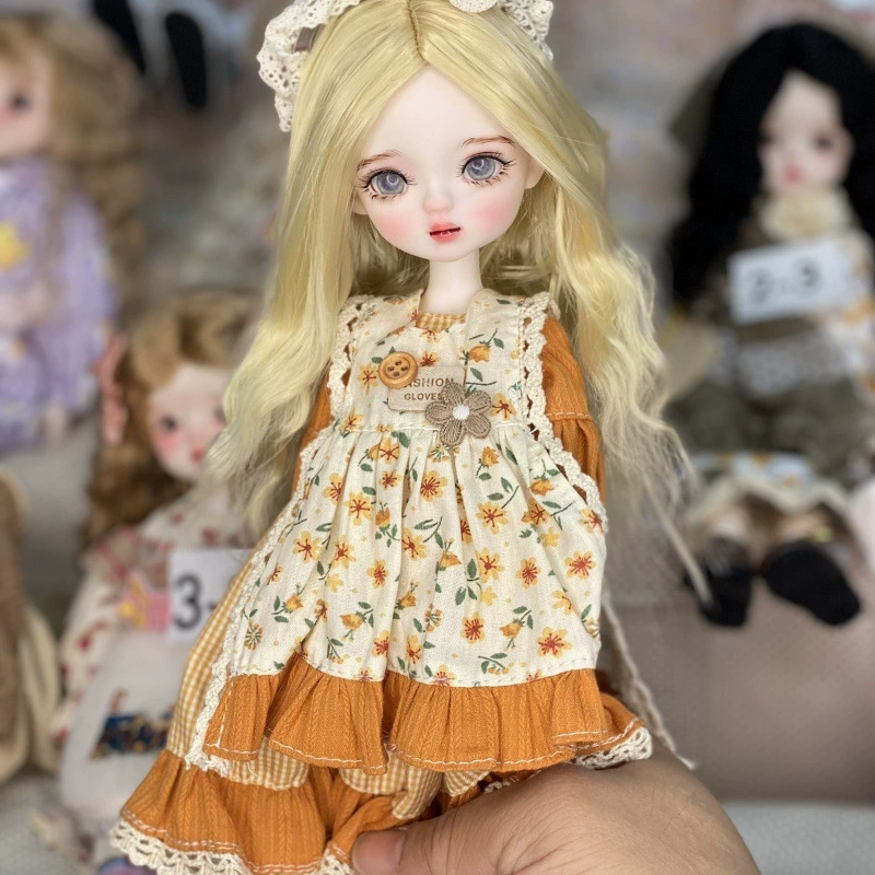 6 точек Домашний BJD30 см сустав mjd кукла Макияж кукла 3D реальный глаз девочка игрушка наряд кукла