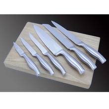 廚房刀套6件套 空心手柄 拉絲面剔骨刀多用刀廚師刀面包刀水果刀