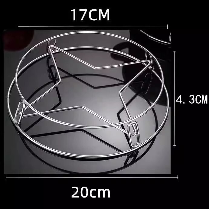 ステンレス鋼ポットラック家庭用キッチン収納ラック多機能ラック厚みのある断熱ブラケット火傷防止収納蒸しラック|undefined