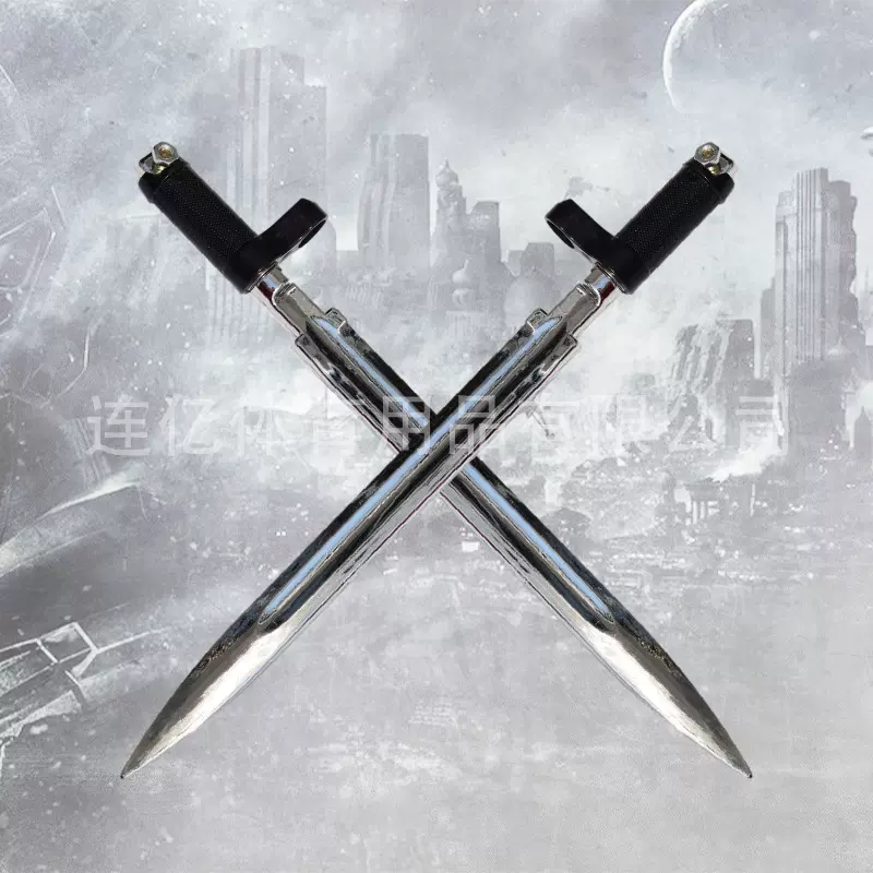直销武术用品56刺刀塑料模型实战训练软刀玩具小刀角色扮演出道具