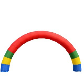 Travel inflatable round rainbow props, wholesale