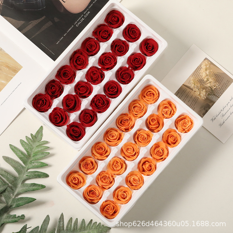 Flores inmortales Grado B 2 - 3cm rosas pequeñas flores frescas flores secas rosas DIY oso unicornio regalos de boda