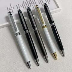 スポット供給クリエイティブ広告ホテルペン高価値回転金属ペン油性ペンビジネス金属ボールペン