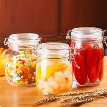 厂家直销厨房玻璃罐咸菜蜂蜜干果茶叶泡菜罐食品储存储物罐密封罐
