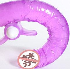 Please the double-headed dragon simulation dildo for men and women masturbation massage vibrator silicone vibrating anal plug adult sex products
