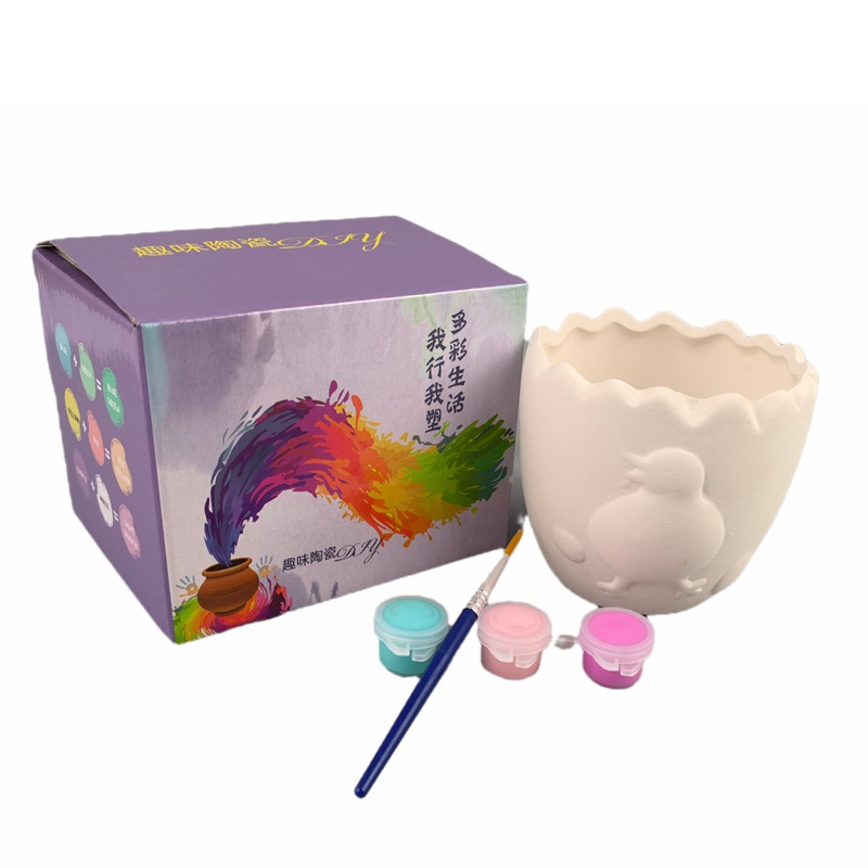 Animal para colorear muñeca de yeso cerámica pintada doce Zodiaco blanco embrión Niños DIY Haciendo Juguetes puesto al por mayor