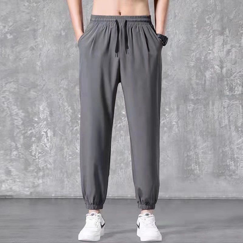 Sports trend universal men's summer thin silk quick dry casual…