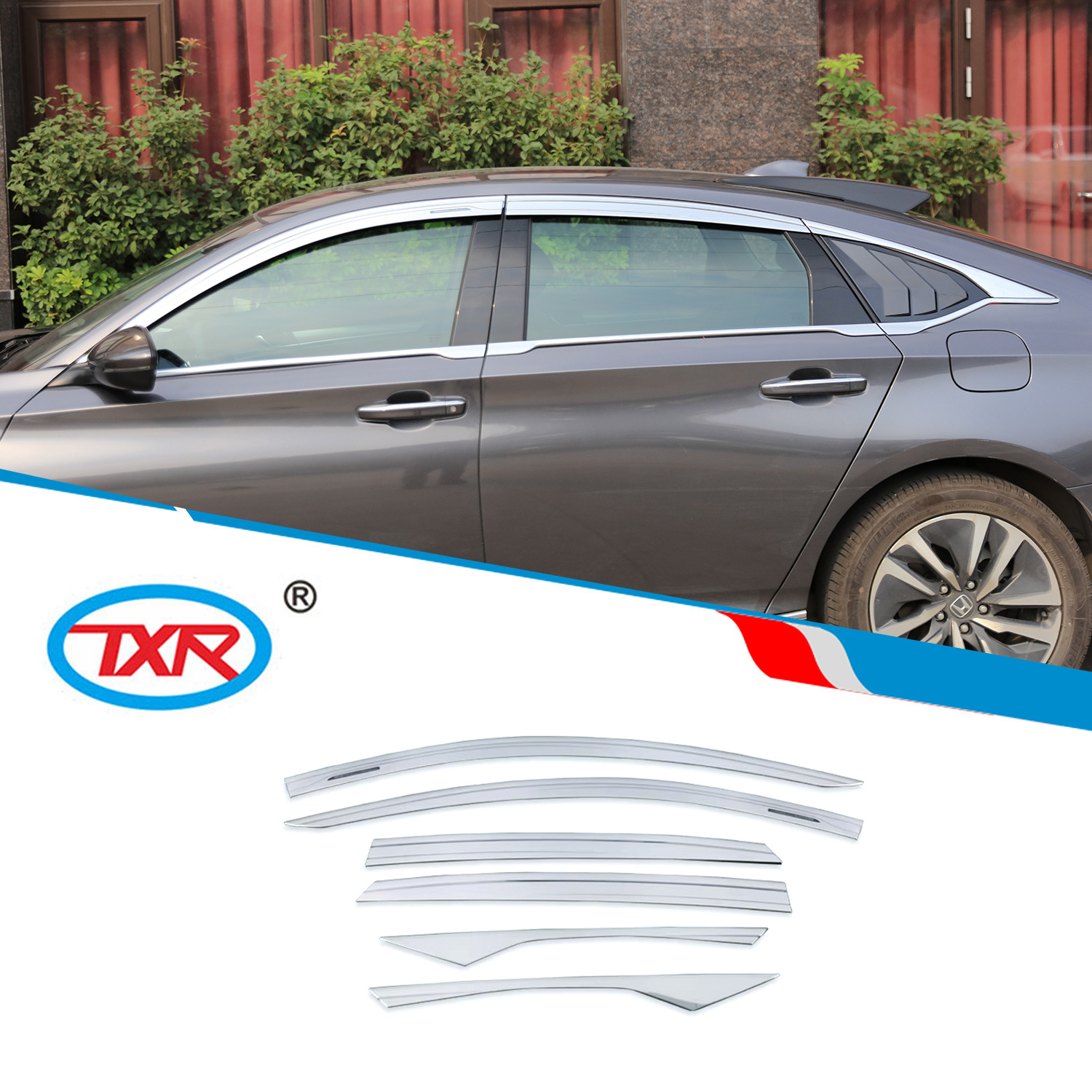 Aplicable al protector de lluvia Accord, protector de lluvia Yingshipai, protector de lluvia Honda Accord Window Deflectors