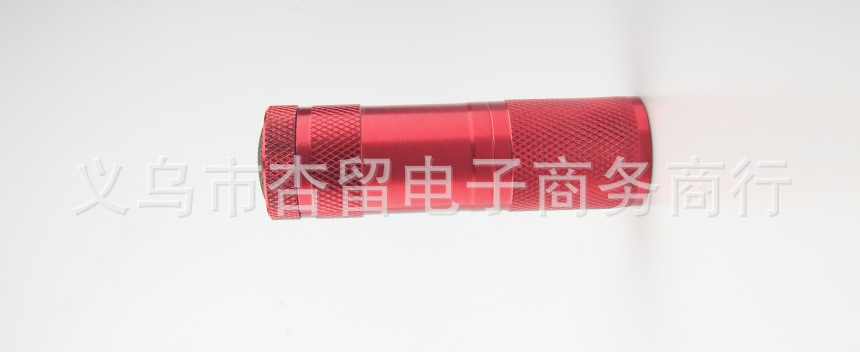 9LED Purple Light 395 UV Flashlight Banknote Verification Mini Nine Light UV Curing Mask Fluorescent Agent Test Light