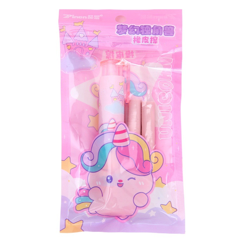 Juego de borradores tipo bolígrafo con borrador recargable, borrador de corrección de bajo residuo, especialmente diseñado para estudiantes de primaria, papelería para estudiantes, borrable.