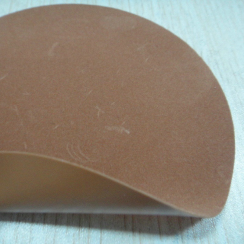 REACH环保咖啡色PVC复合植绒布不含甲醛重金属耐化学沙发套面料