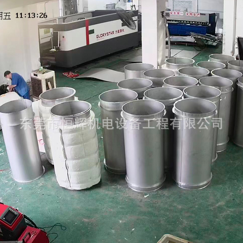 双层不锈钢风管 双层满焊风机 不锈钢焊接风管恒辉厂