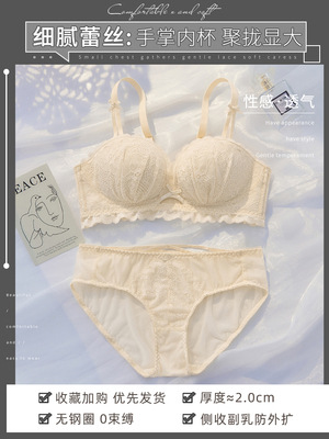 Caliente 3312 inalámbrico sexy LACE BRA push up BRA traje de ajuste sin tirantes tubo superior ropa interior para mujeres