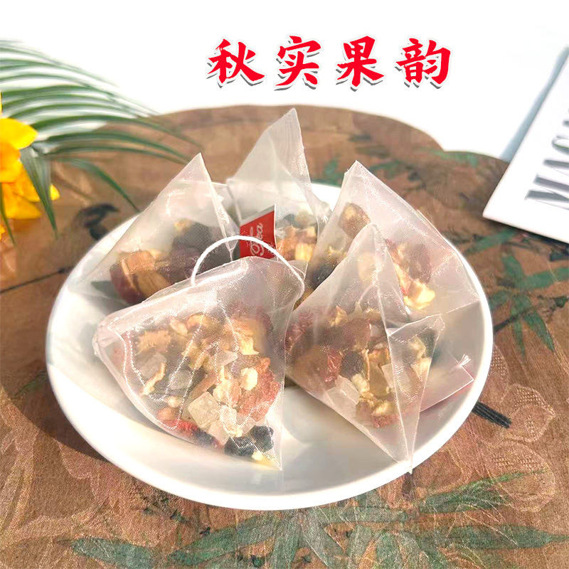 山楂桑椹苹果黑加仑红枣茶水果茶三角包袋泡茶代用茶