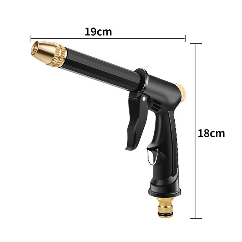 Household car car washing water gun water pipe hosted garden cleaning watering head set with tube cleaning artifact washing